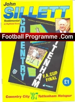John Sillett Testimonial Benefit Match Coventry City 1987