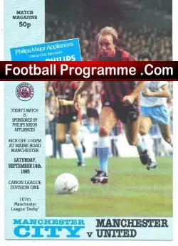 Manchester City v Manchester United 1985