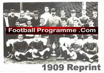 Manchester United Team Photograph Print 1909