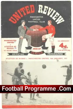 Manchester United v Athletico Bilbao 1957 – European Cup