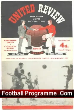 Manchester United v Athletico Bilbao 1957 – European Cup