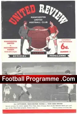 Manchester United v Nottingham Forest 1964