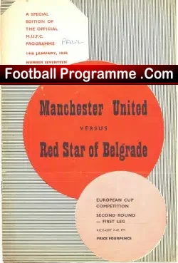 Manchester United v Red Star Belgrade 1958 – Plus Tok + PP