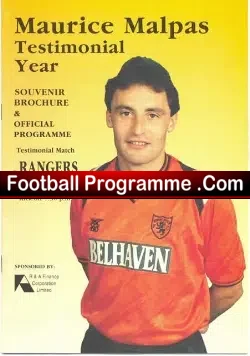 Maurice Malpas Testimonial Benefit Dundee United 1991
