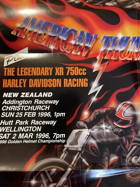New Zealand Speedway Display Poster 1996 – 2