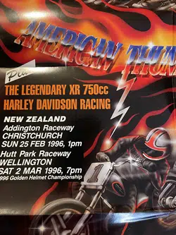 New Zealand Speedway Display Poster 1996 – 2