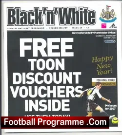 Newcastle United v Manchester United 2007