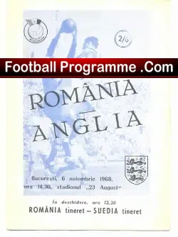 Romania v England 1968