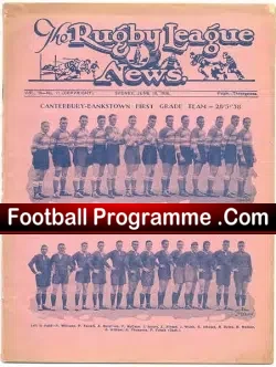 Rugby League News 1938 – First Grade Teams