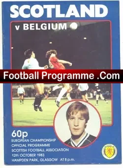 Scotland v Belgium 1983