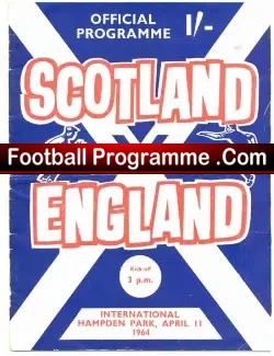 Scotland v England 1964