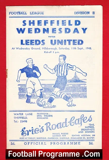 Sheffield Wednesday v Leeds United 1948