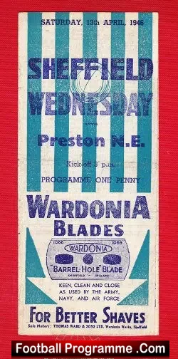 Sheffield Wednesday v Preston 1946 – Bill Shankly