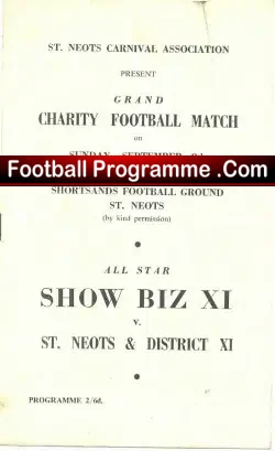 St Neots Carnival Association Football Match 1967 – Sean Connery