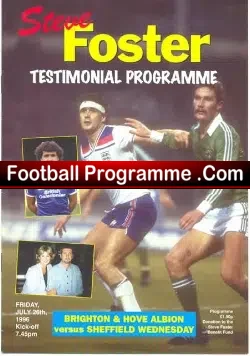 Steve Foster Testimonial Benefit Match Brighton 1996