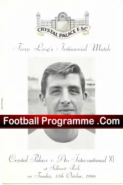 Terry Long Testimonial Benefit Match Crystal Palace 1966