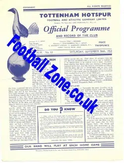 Tottenham Hotspur v Manchester United 1953