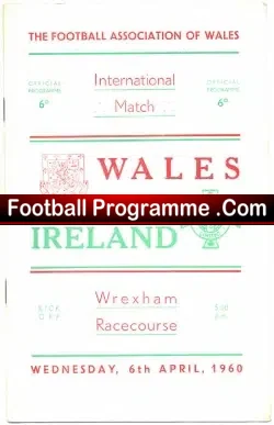 Wales v Ireland 1960 – Racecourse Ground Wrexham