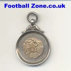 Motorcycle Speedway Silver Whitby Sport Pin Badge 1935