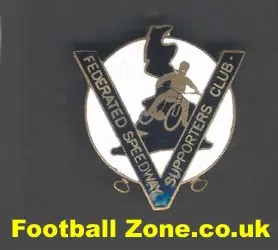 Federated Speedway Supporters Club Speedway Badge