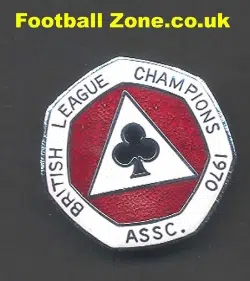 Belle Vue Aces Speedway Badge 1970 League Champions