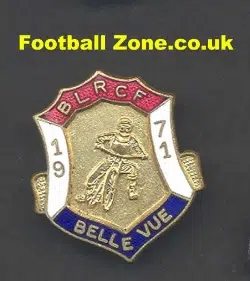 Belle Vue Aces Speedway Badge 1971