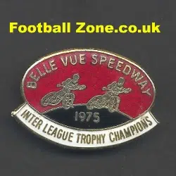 Belle Vue Aces Speedway Badge 1975
