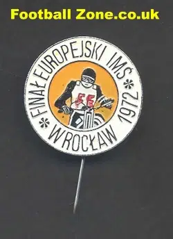 European Final Speedway Badge 1972 - Pin
