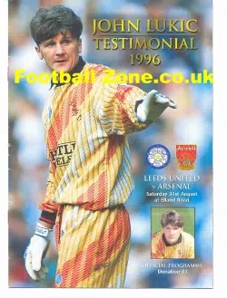John Lukic Testimonial Benefit Match Leeds United 1996
