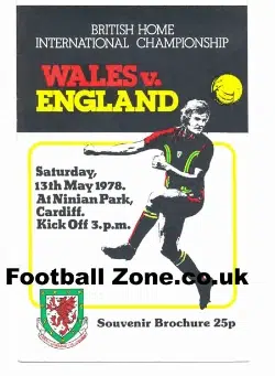 Wales v England 1978