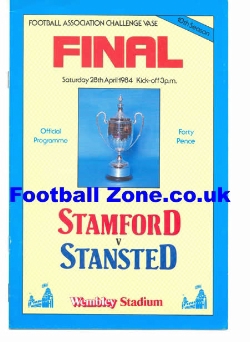 Stansted v Stamford 1984 – Challenge Vase Cup Final