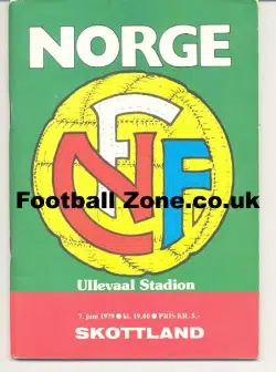 Norway v Scotland 1979