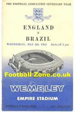 England v Brazil 1963