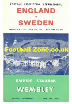 England v Sweden 1959