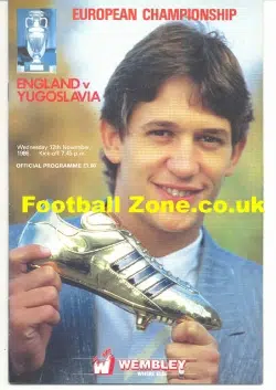 England v Yugoslavia 1986