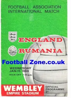 England v Romania 1969