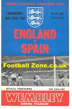 England v Spain 1967