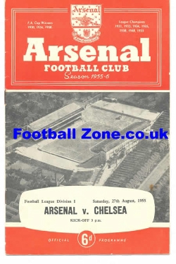 Arsenal v Chelsea 1955