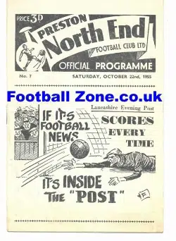 Preston North End v Chelsea 1955