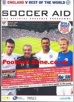 England v Rest Of World 2006 –  Soccer Aid Old Trafford
