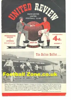Manchester United v Arsenal 1957