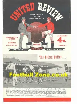 Manchester United v Arsenal 1957