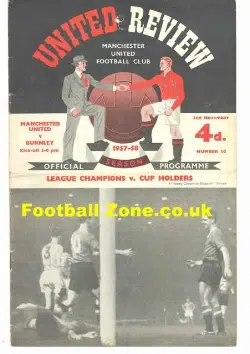 Manchester United v Portsmouth 1957