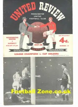 Manchester United v Portsmouth 1957 - Munich Season