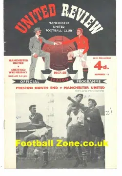 Manchester United v Sheffield Wednesday 1957