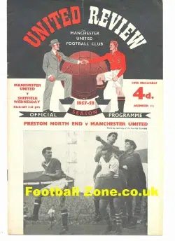 Manchester United v Sheffield Wednesday 1957