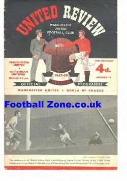 Manchester United v Tottenham 1957 – Munich Season