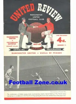 Manchester United v Tottenham 1957