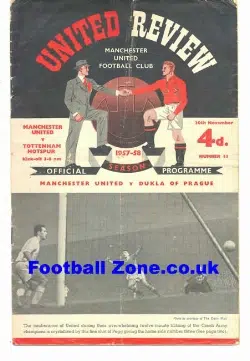 Manchester United v Tottenham 1957