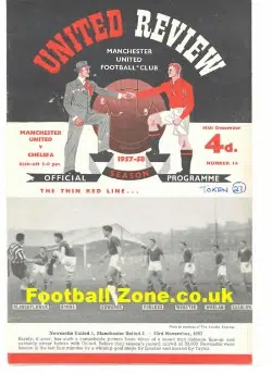 Manchester United v Chelsea 1957
